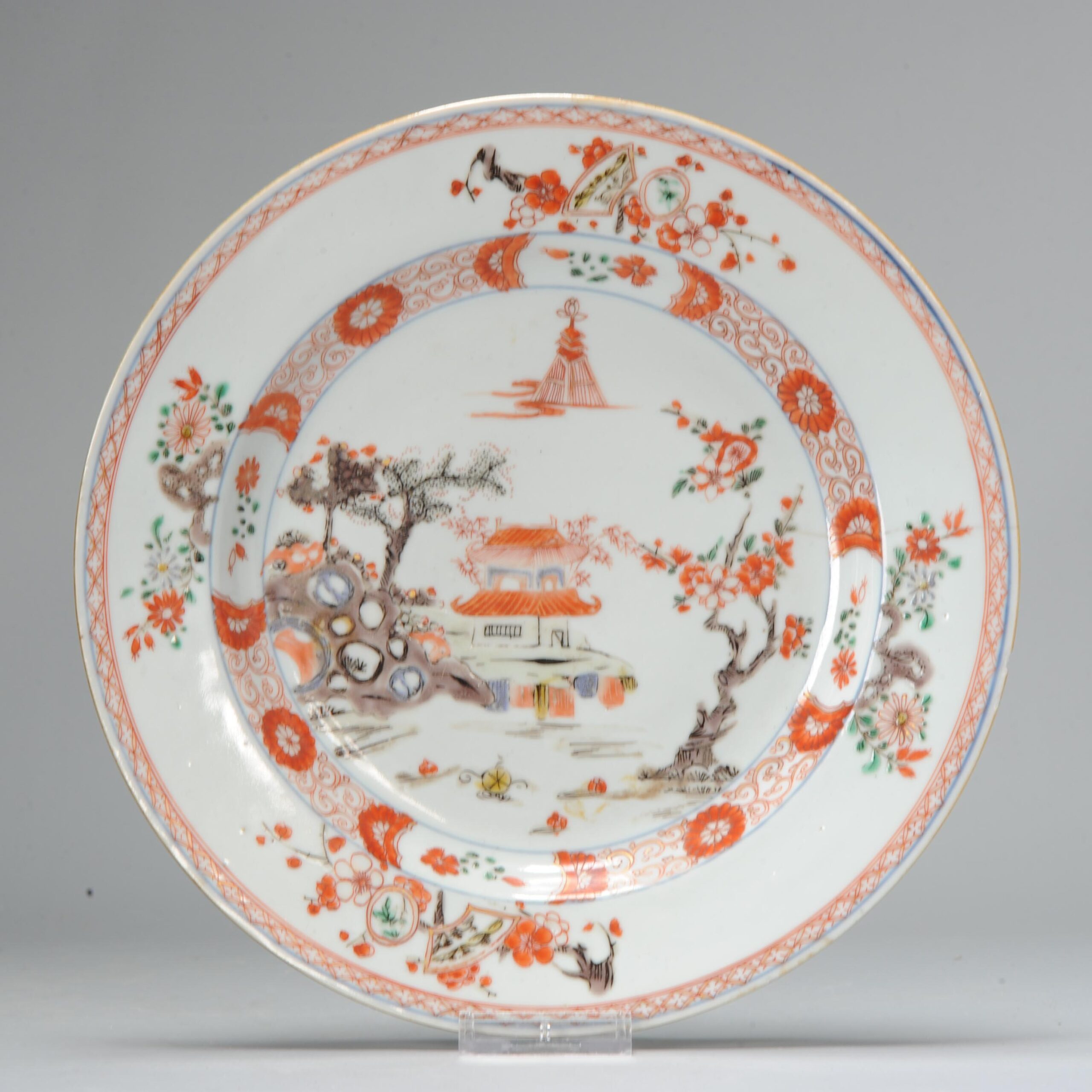 Antique 18C Chinese Porcelain Blood and Milk Yongzheng Rouge de Fer