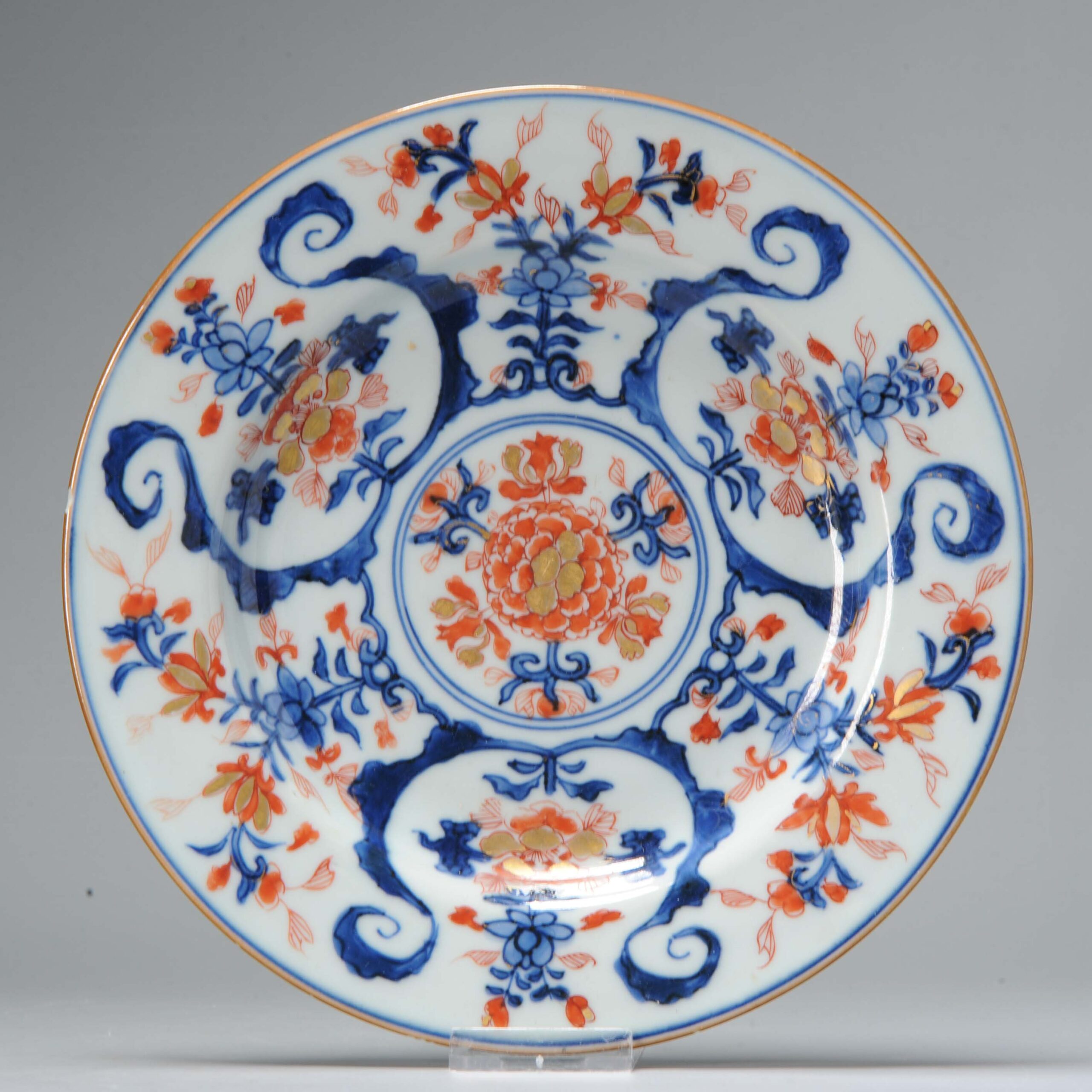 A Beautiful Chinese Porcelain Kangxi period Imari Plate China Antique